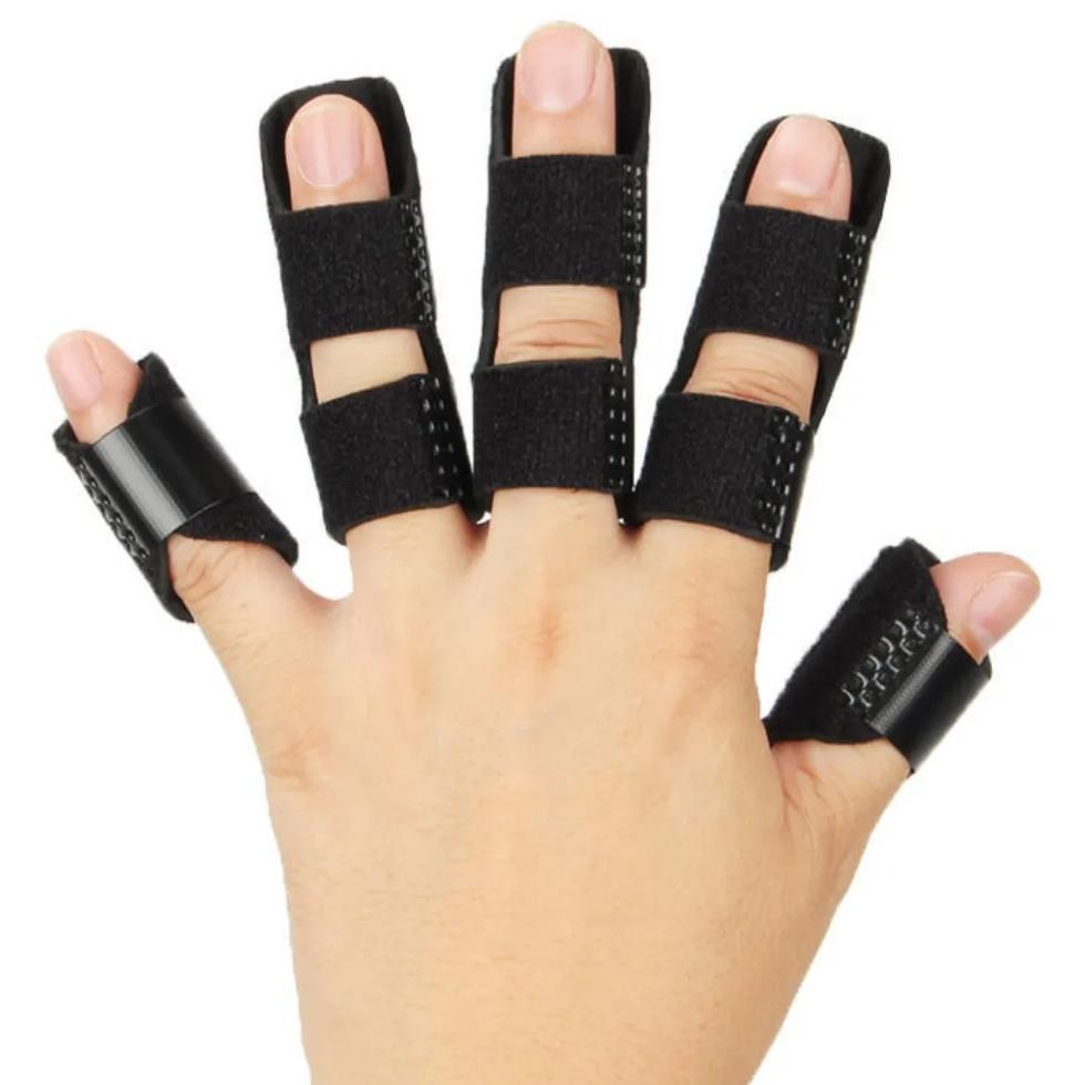 Jual Pain Relief Trigger Finger Splint Corrective Brace Adjustable ...