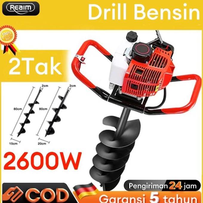 Jual Reaim 2 Tak Mesin Bor Gali Tanah Alat Penggali Penggali Steel ...