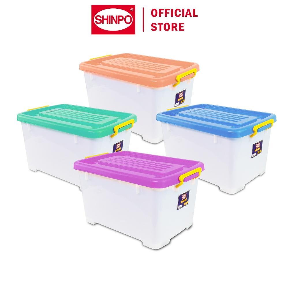 Jual SHINPO Kontainer Plastik Dengan Roda Stack Container Box Kotak ...