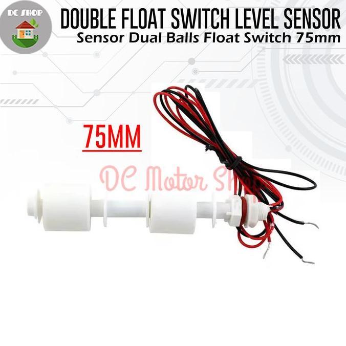 Jual Otove- Double Float Switch Water Level Sensor Dual Balls Float ...