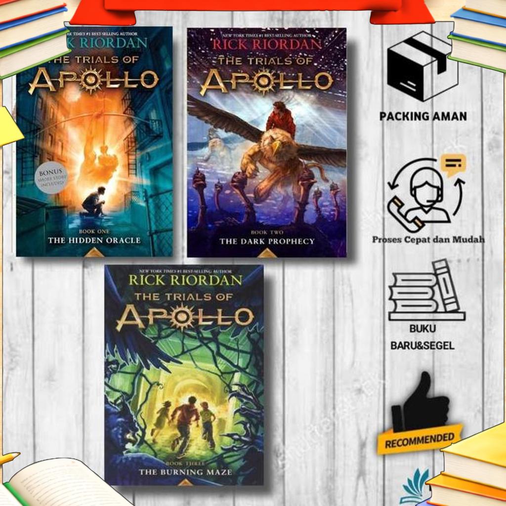 Jual Trials Of Apollo 1 Set (3 Book Series) By Rick Riordan (English ...