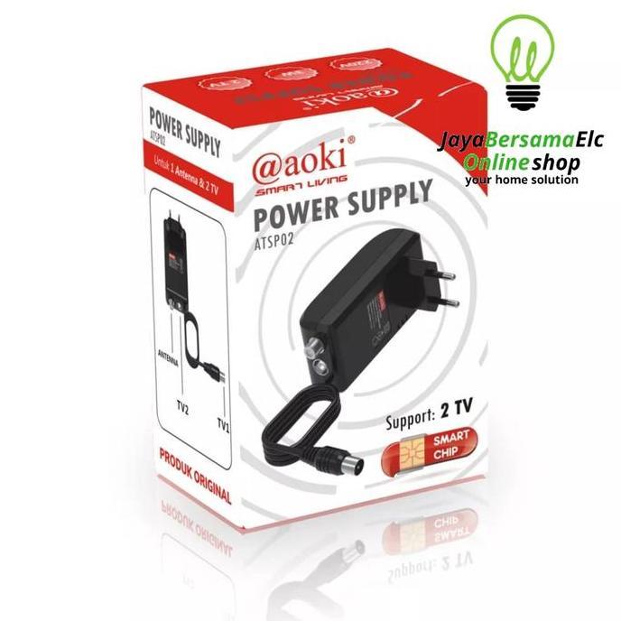 Jual Youii- Booster Antena Tv Penguat Sinyal / Adaptor Aoki Jernih ...