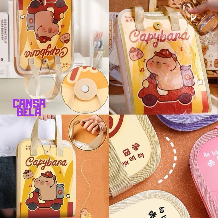 Jual fx-23 df-8 capybara cute document file folder map organ bag ...