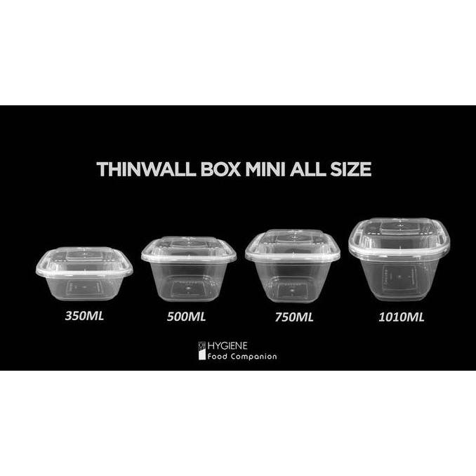 Jual Thinwall Container Persegi 350 ml | Shopee Indonesia