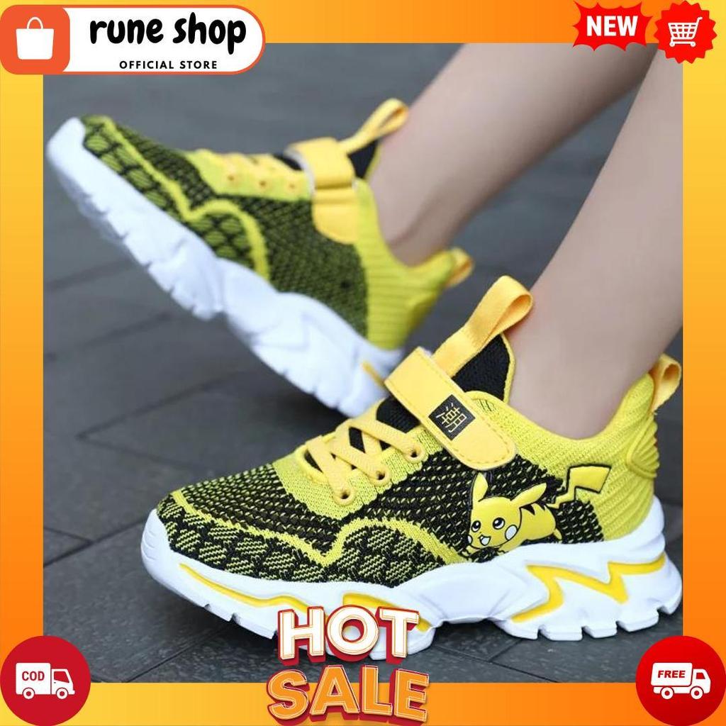 Jual WNR SEPATU POKEMON ANAK LAKI LAKI PIKACHU LUCU READY SIZE 26-35 ...
