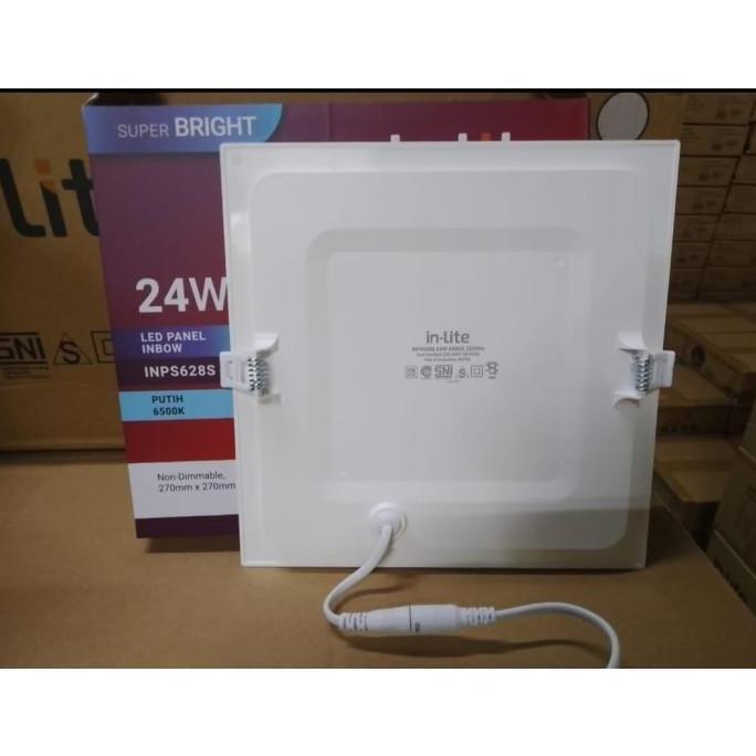 Jual Lampu Inlite / In-lite Downlight Led Panel 24 Watt KOTAK INPS628S ...