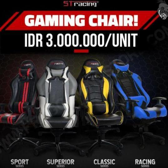 Jual STracing / ST Racing Gaming Chair (KONFIRMASI TIPE YANG READY ...