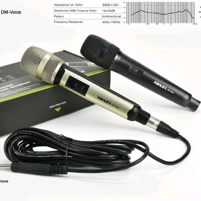 Jual Mic Kabel Ashley Dm Voice Dmvoice Original | Shopee Indonesia