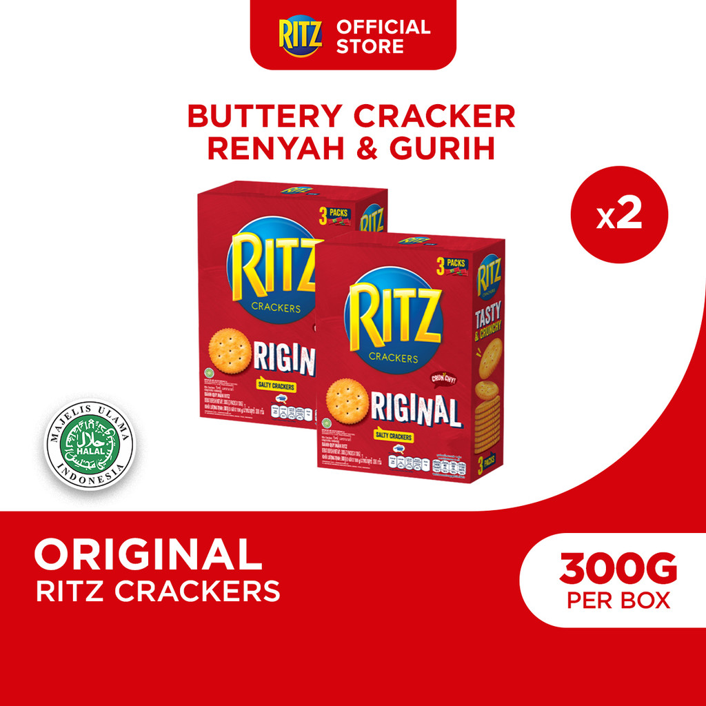 Jual Ritz Crackers Original 300g (Paket isi 2) | Shopee Indonesia