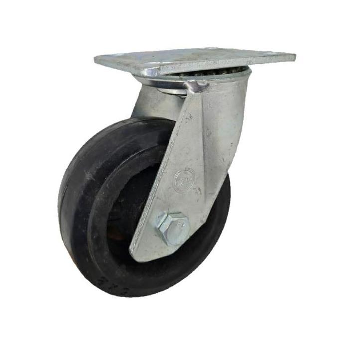 Jual Roda Karet Hard Rubber Heavy Duty CASTER Taiwan 5 inch Hidup ...