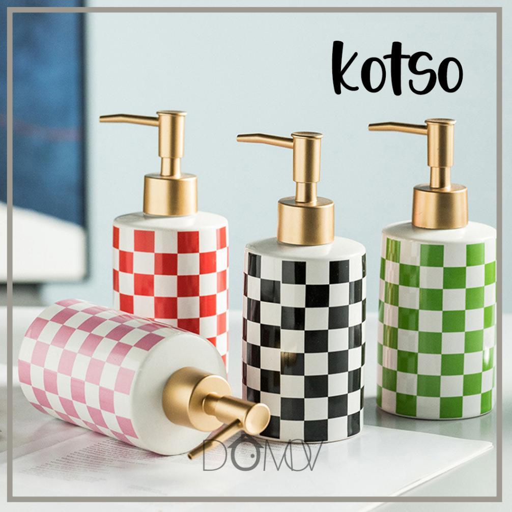 Jual Domov Kotso Tempat Botol Sabun Keramik / Soap Dispenser Pump Retro ...
