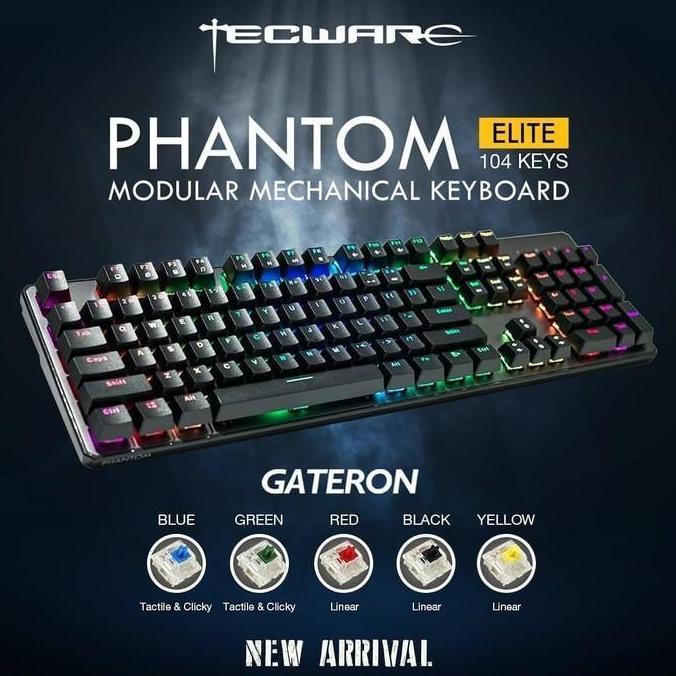 Jual Mechanical Keyboard Tecware / Techware Phantom Elite 104 RGB ...
