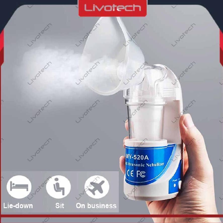 Jual LIVO Nebulizer Alat Uap Bantu Pernafasan Asma Inhalasi MY-520A ...