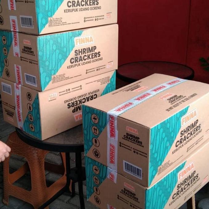 Jual FINNA Kerupuk Udang Matang Shrimp Crackers 1 Dus Isi 120 Pcs 10 Gr ...