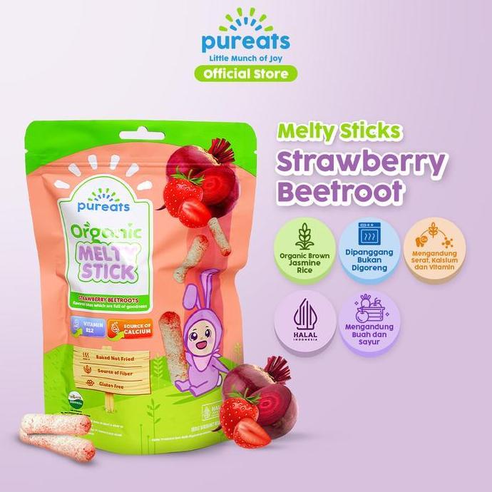 Jual Sandmilk- Pureats Melty Stick - Camilan Snack Anak Bayi | Shopee ...