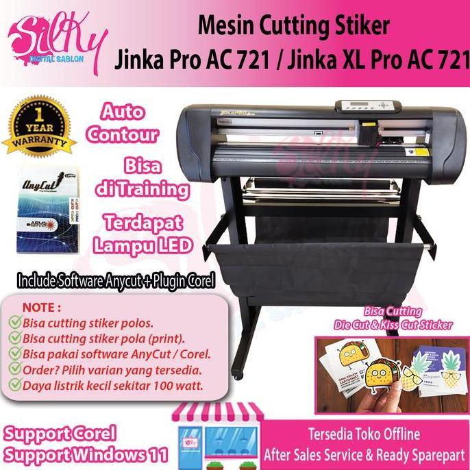 Jual Mesin Cutting Sticker Jinka Pro Led / Xl Pro 721 Led | Coreldraw ...