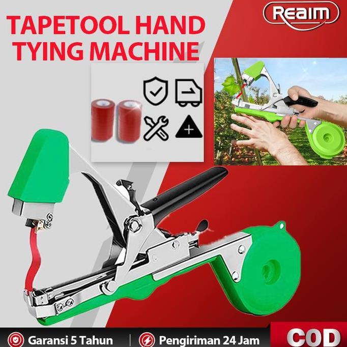 Jual TERMURAH - REAIM Mesin Binding Tanaman Profesional 10 Roll Refill ...