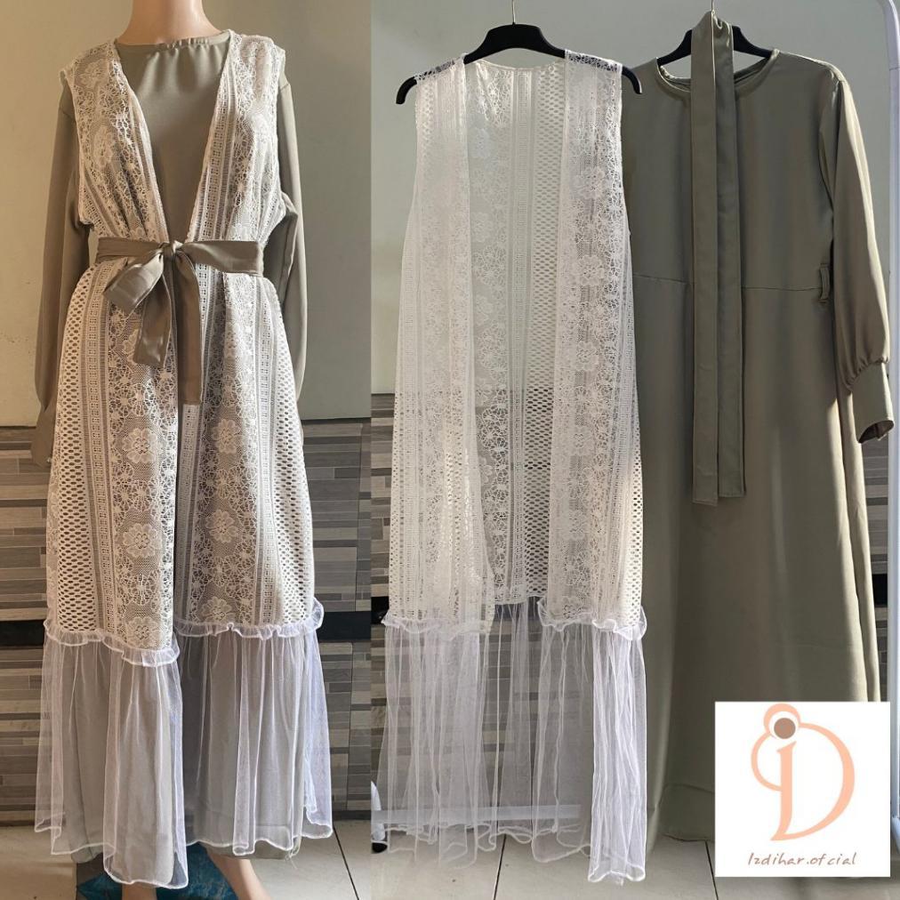 Jual Model Gamis Rompi Brokat Terbaru Terlengkap & Harga Terbaru Mei ...