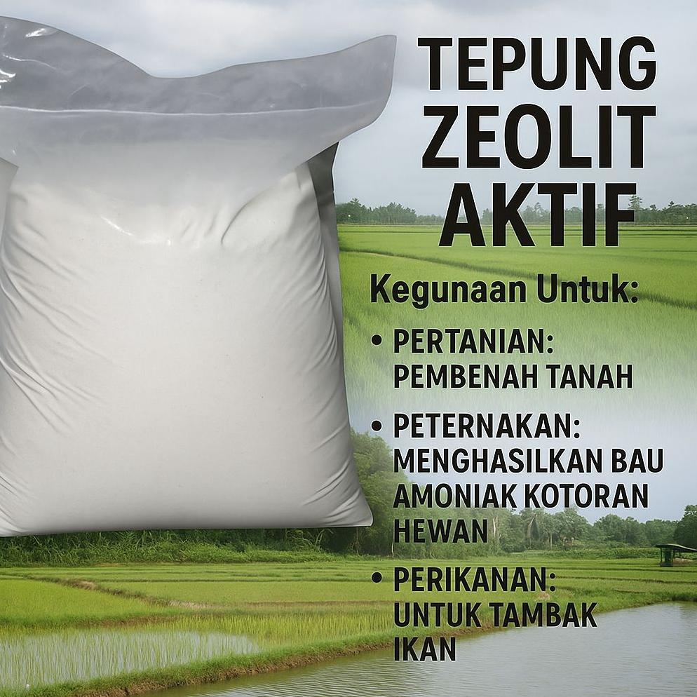 Jual Promo Cod Powder Zeolit 2 Kg Media Tanaman Untuk Peternakan ...