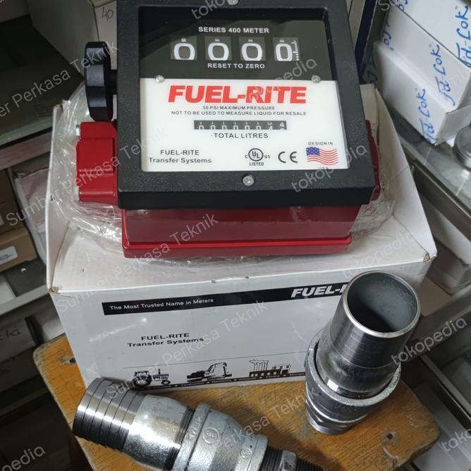 Jual Fuel - Rite 4 Digit / Flow Meter Solar Series 400 Meter Set 2 Inch ...