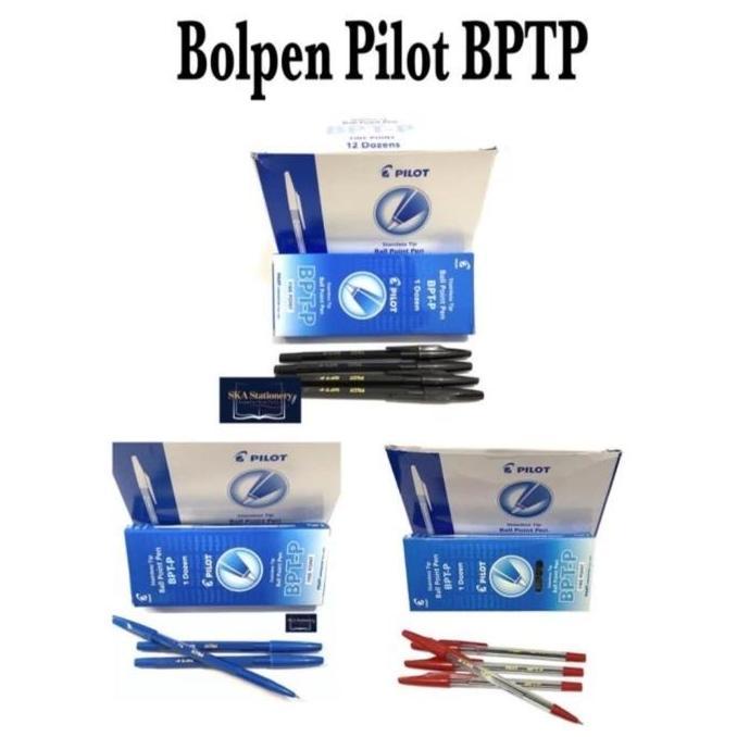Jual Ready Pulpen Pilot Bptp Pen Pilot Balpoint (12 Pcs) | Shopee Indonesia