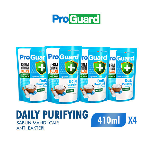 Jual Proguard Sabun Mandi Cair Anti Bakteri Daily Purifiying Pouch 410 ...