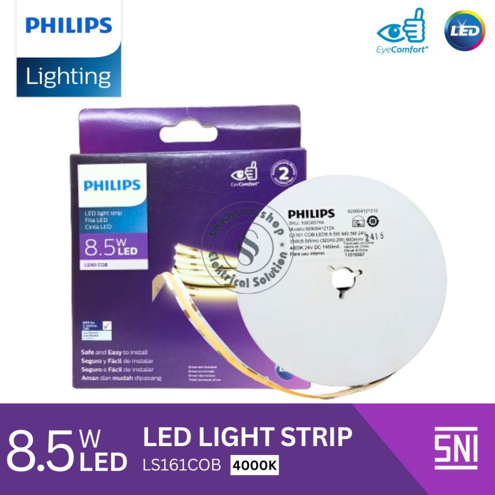 Jual PHILIPS LED LIGHT STRIP LS161 8.5W 13W COB 5 METER LAMPU LED ...
