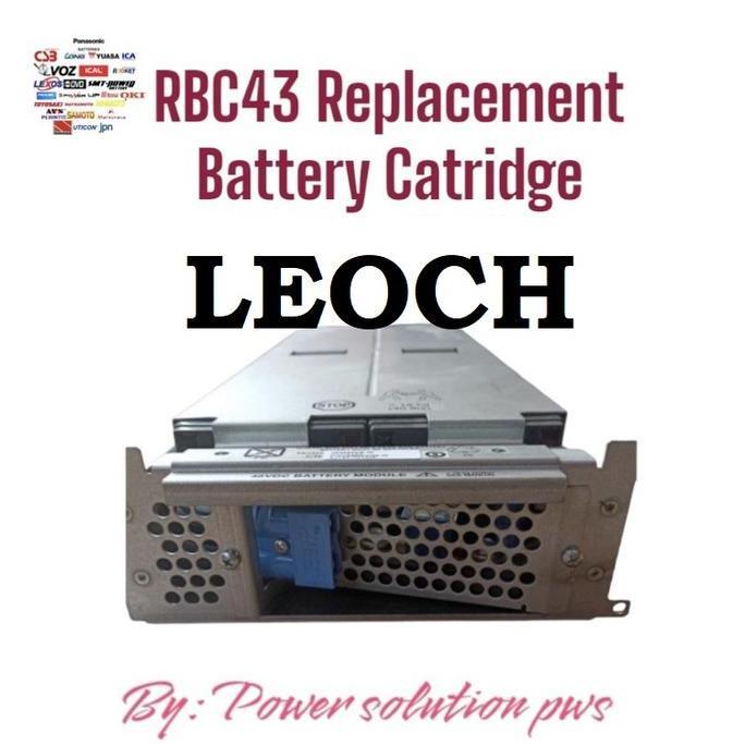 Jual APC RBC43 LEOCH Replament Battery Catridge Smart UPS Apc Rack rack ...