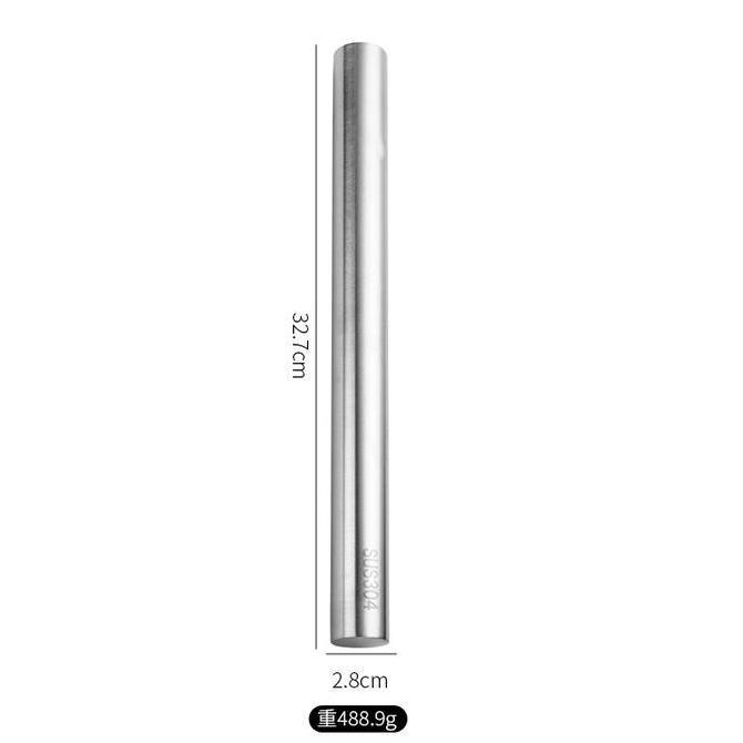 Jual stainless 304 plain rolling pin / alat gilas adonan | Shopee Indonesia