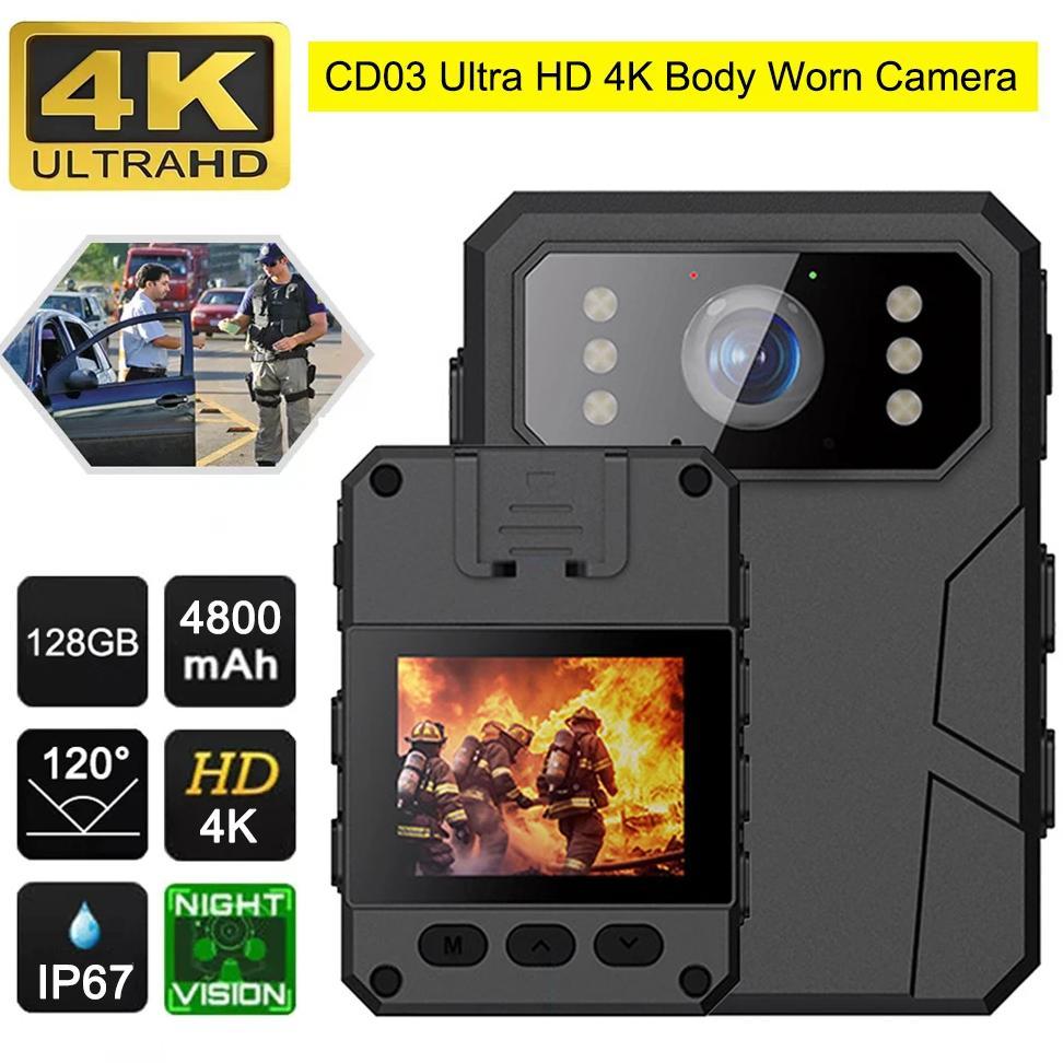 Jual 4K HD Mini Camera Police Recorder With Hd Ips Screen Hd Police ...