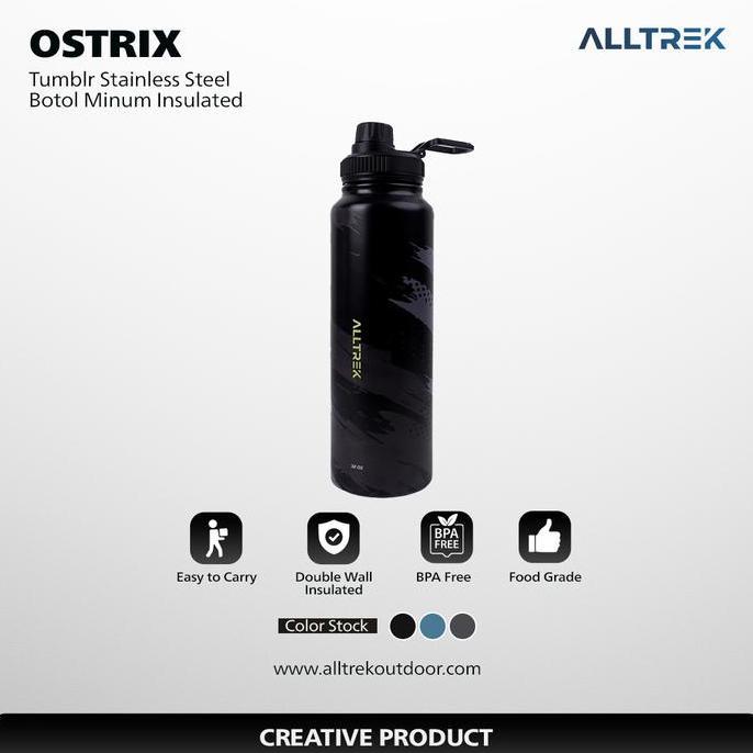 Jual Baritaxxs - ALLTREK Water Bottle OSTRIX 1ml Tumbler Stainless ...