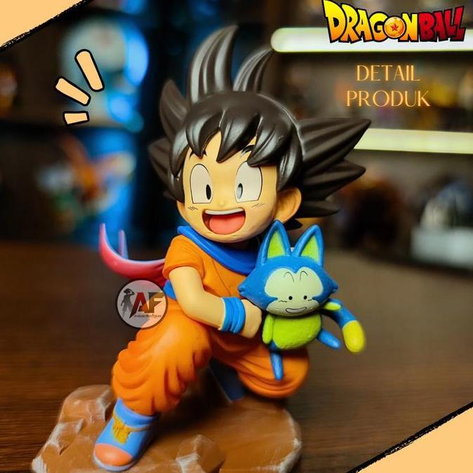Jual Action Figure Dragon Ball Chibi Goku with Puar RZ Studio Design ...