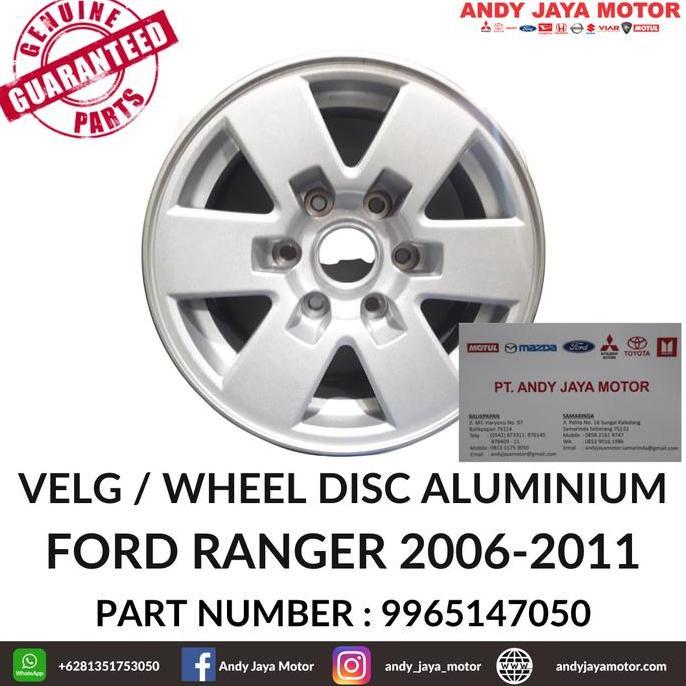 Jual +++++] VELG / WHEEL DISC ALUMINIUM FORD RANGER THN 2006 - 2011 PN ...