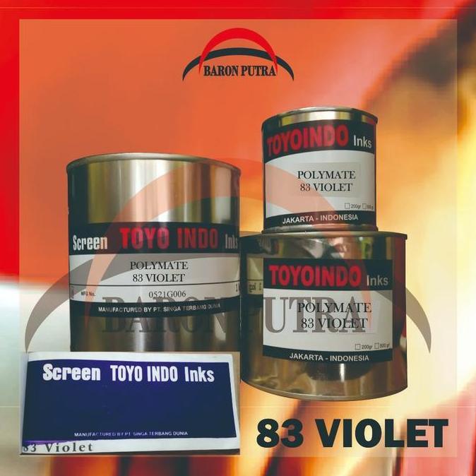 Jual +%+%+%] TINTA TOYO POLYMATE 83 VIOLET 500GR (TINTA PLASTIK ...