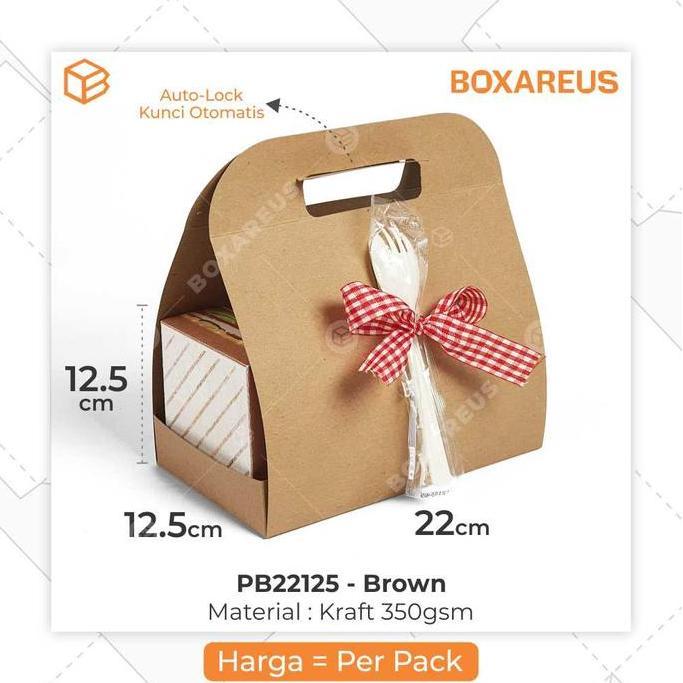 Jual Paper Bag Roti Kopi Sandwich Paperbag Kantong | PB22125 Brown ...