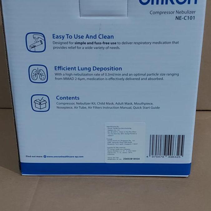 Jual Medikit- Compressor Nebulizer Omron Ne-C101 / Nec101 / C101 / Alat ...