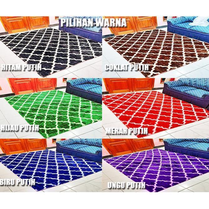 Jual KARPET BULU RASFUR RAFSUR MOTIF PANJANG 150CM LEBAR 100CM TEBAL 2 ...