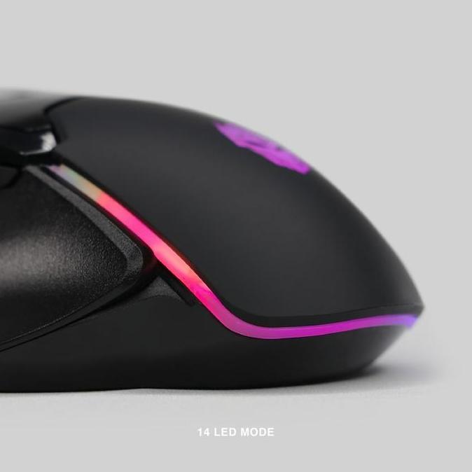 Jual REXUS X18 Mouse Gaming Xierra RIFLE RGB X-18 Wired USB 7200dpi ...