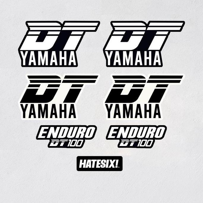 Jual Sticker Stiker Detail Yamaha DT big logo Hatesix HEMAT | Shopee ...