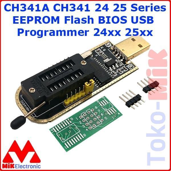 Jual CH341A CH341 24 25 Series EEPROM Flash BIOS USB Programmer 24xx ...