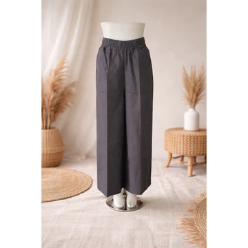 Celana Kulot Wanita Jumbo Katun Stretch Nyaman