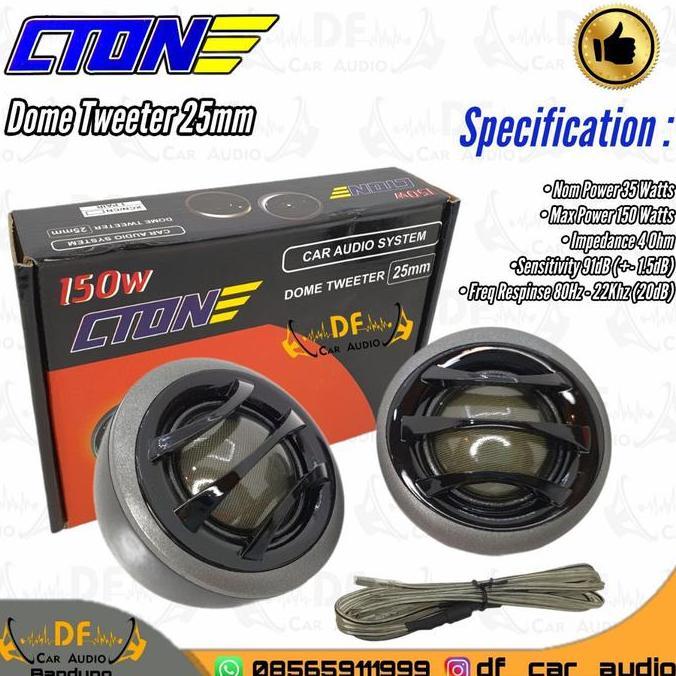 Jual Speaker Tweeter Mobil CTON [DF CAR AUDIO] | Shopee Indonesia