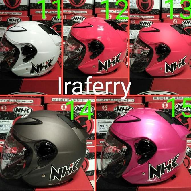Jual helm NHK R6 solid murah | Shopee Indonesia