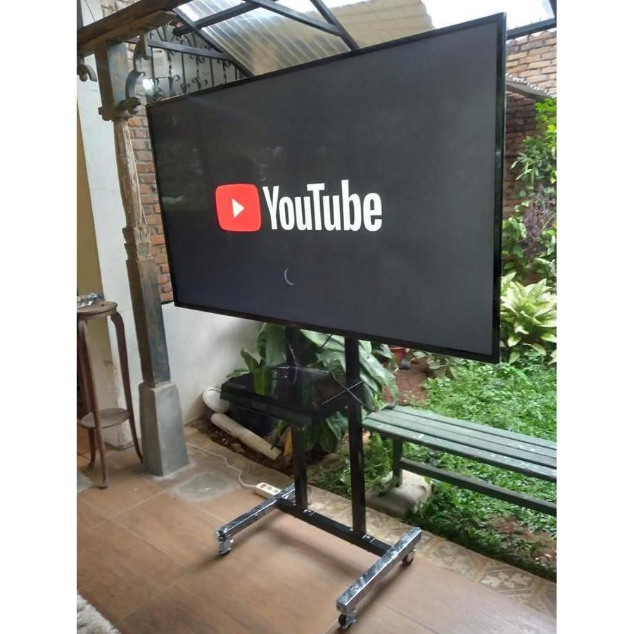 Jual Bracket Standing Tv Led Dorong & Roda 32 - 65 Inch - Hitam ...