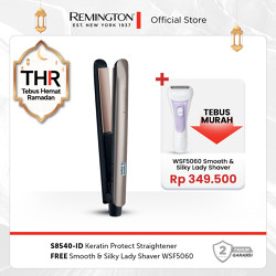 Remington Catokan Pelurus Rambut Keratin Protect S8540