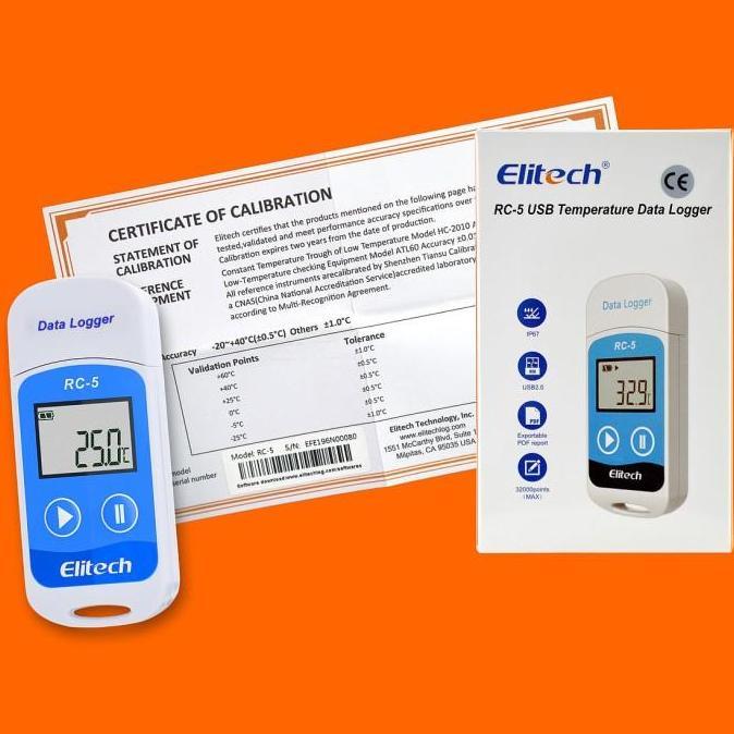 Jual Elitech Rc5 Data Logger Temperature Monitor Suhu Usb Rc-5 Rc 5 ...