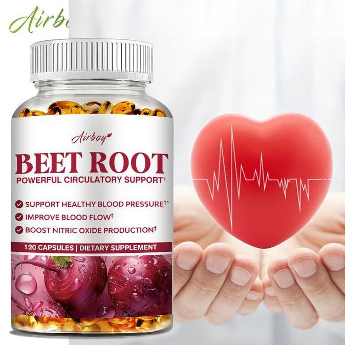 Jual Suplemen Kapsul Akar Bit - 120 Kapsul/Botol - Mengandung Vitamin C ...