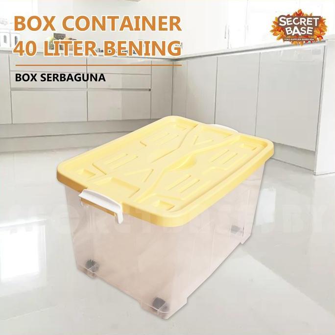 Jual BOX CONTAINER 40 LITER + RODA - Kontainer Box Plastik / Container ...
