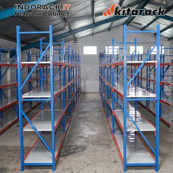 Jual NEW - ambalan tatakan shelf layer rack gudang light duty lvl rack ...