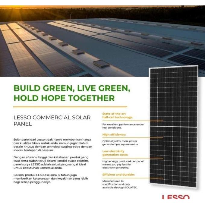 Jual Solar Panel LESSO 550 WP TKDN | Shopee Indonesia